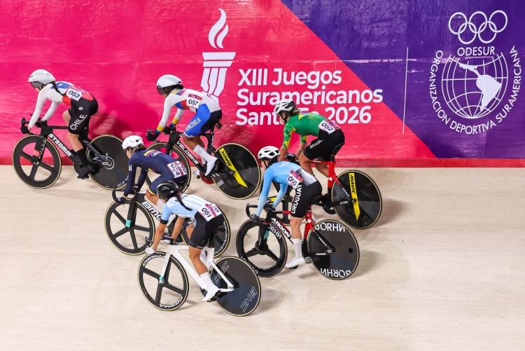 Ciclismo Pista: Colombia se coronó con las medallas de oro en el Invencible Velódromo de Rafaela