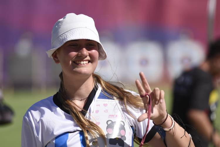 Juegos Suramericanos: la rosarina Alma Pueyo, tres medallas y una historia que empezó con unas flechas
