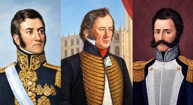 El Patriotismo de San Martín, Estanislao López y Juan Bautista Bustos