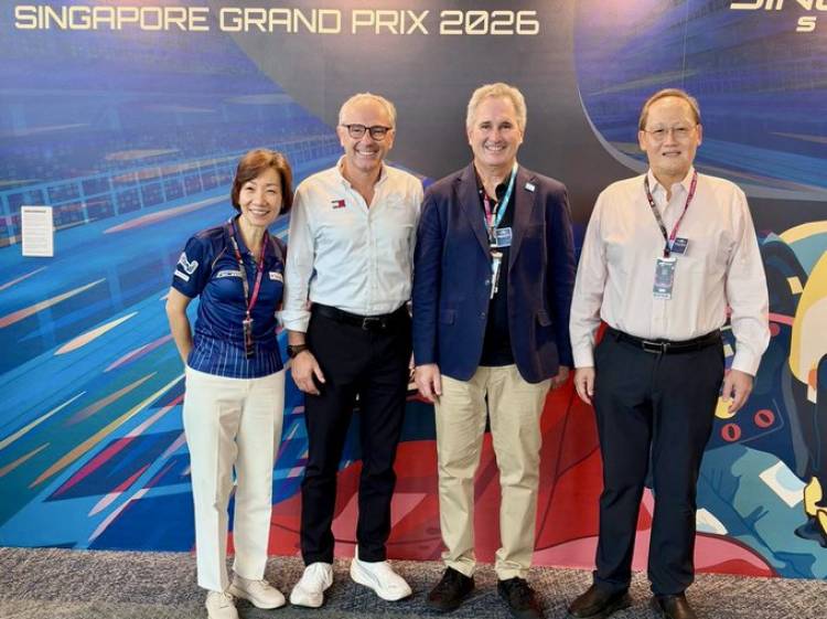 Pablo Quirno viajó al Gran Premio de Singapur y pidió que la F1 vuelva a la Argentina