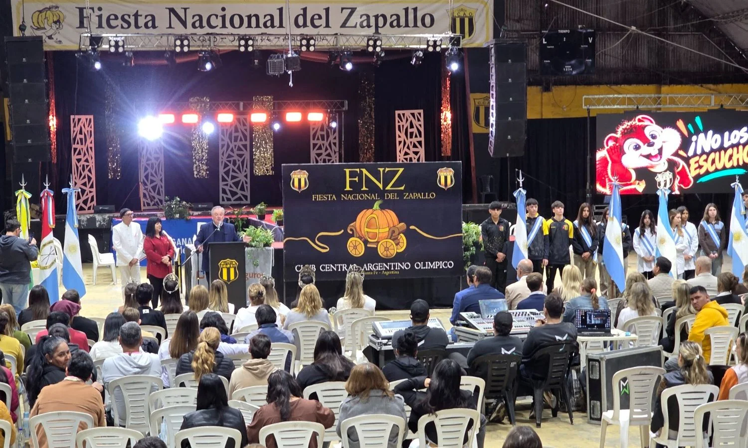 Michlig acompañó la apertura de la 55ª Fiesta Nacional del Zapallo y acercó aportes gubernamentales