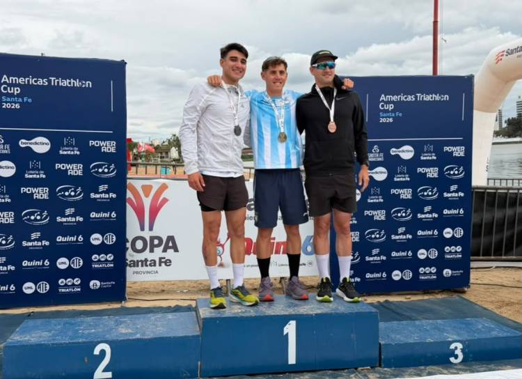 Con el triunfo del santafesino Tadeo Baruffato, la Copa Santa Fe de Triatlón reafirma el legado deportivo de la provincia