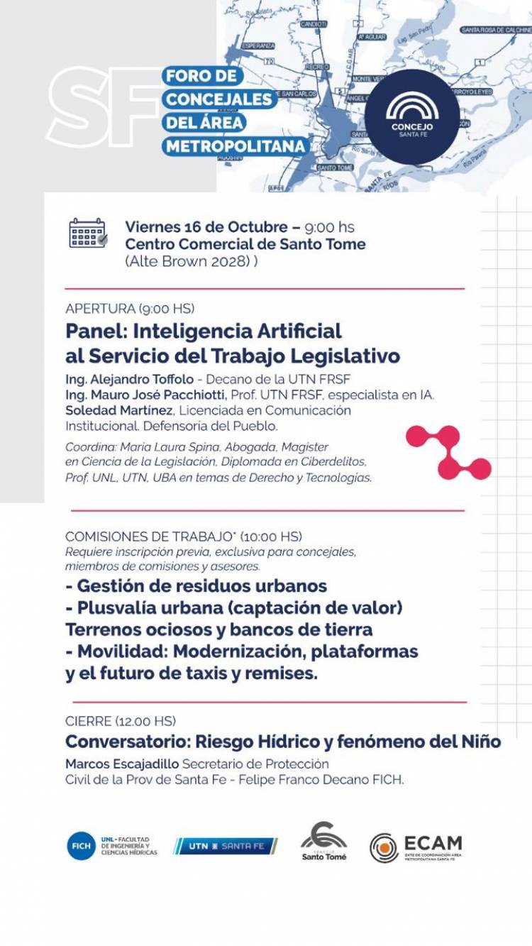 Nuevo encuentro del Foro de Concejales del Área Metropolitana  