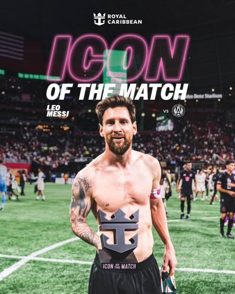 Doblete de Messi en el triunfo de Inter Miami sobre Atlanta