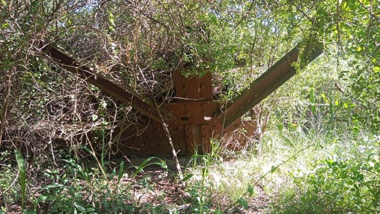 Solicitan al Ejecutivo Municipal la puesta en valor de los restos del Puente Colgante